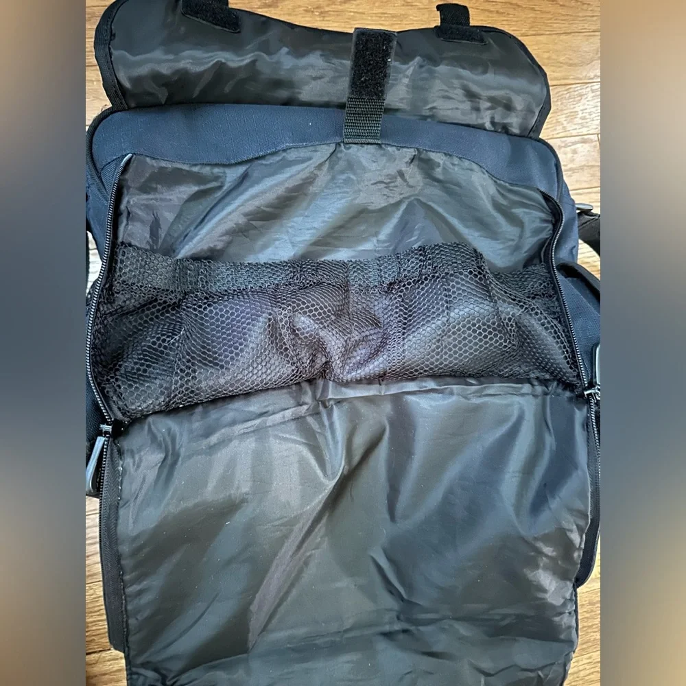 Eddie Bauer Navy and Beige diaper Baby Bag